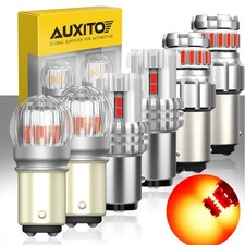 2X AUXITO BAY15D 1157 P21/5W RED LED BRAKE TAIL LIGHT BULBS GLOBE SUPER BRIGHT