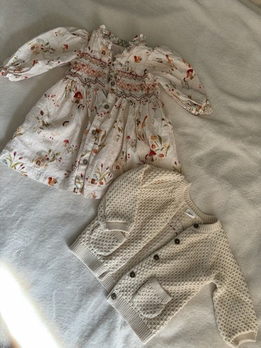 Baby girl autumnal dress and - autumnal,