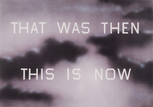 Ruscha that was - ed, then,