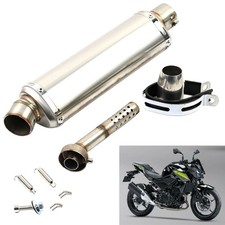 38-51MM Universal Motorcycle Muffler Exhaust Pipe For BMW Yamaha Kawasaki UK