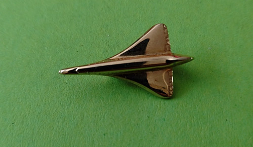Vintage concorde airplane pin - vintage,