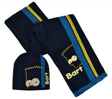BART SIMPSON HAT AND SCARF