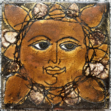 CHELSEA POTTERY "SUN FACE"