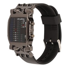 Binary watch crab shape - binary,