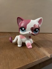 Littlest Pet Shop Glitter Cat LPS Genuine Hasbro Rare Collectable
