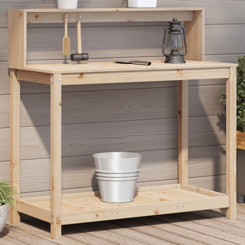 Potting table solid natural - potting,