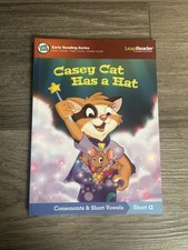 Leap Frog Leap Reader Early Reading Series Interactive Book -Casey Cat Has a Hat