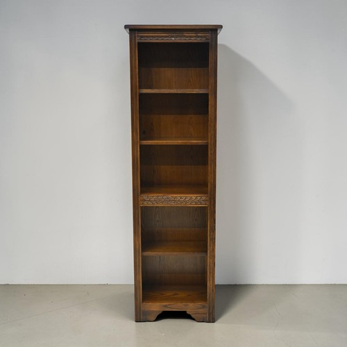 Old charm narrow bookcase - old,
