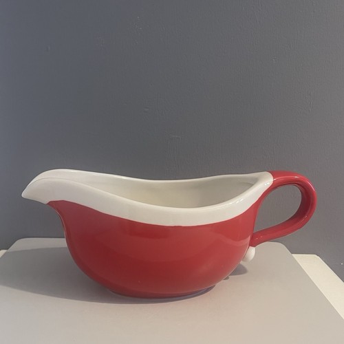 Christmas gravy boat ceramic - gravy,