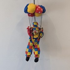 Vintage Hanging Clown With