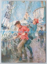 D318503 Pulley Hauley. Henry Scott Tuke. Royal Cornwall Polytechnic Society. Ber