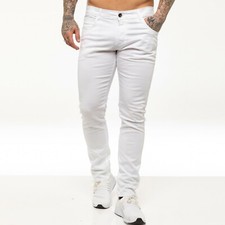 Kruze Mens Chino Trousers Slim