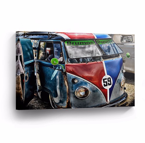 Canvas wall art photo - canvas, vw