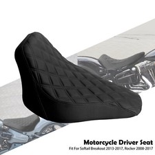 Front Driver Solo Black Seat