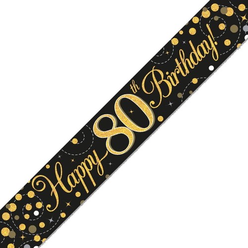 9ft black gold - sparkly, foil