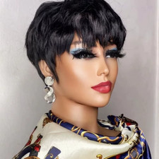 Brown Short Pixie Cut Wig