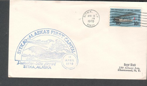 1970 cachet cover sitka - sitka, alaska