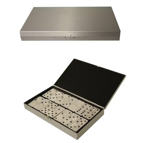 Stainless steel domino game - steel,