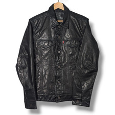 Levis Leather Jacket Mens