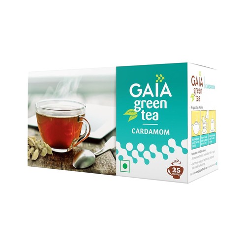 Gaia green tea elaichi - tea,