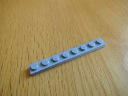 Lego 3460 plate old gray - x, 8