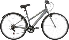 Apollo Theia Women 7-Speed Hybrid Bike - Grey - Medium 18" (Scratched) B+