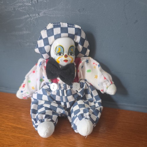 Vintage porcelain clown - porcelain,