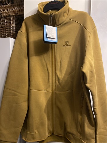 Salomon mens mustard zip - salomon,