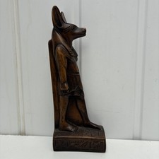 Anubis Jackal God of Death Guardian of Graveyards in Ancient Egypt Stone Figure