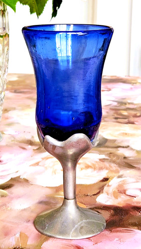 Mexican hand blown cobalt - mexican,