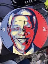 Nelson Mandela Wall Clock Quartz