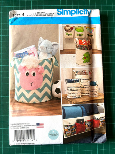 Fabric home organisers - fabric, sewing