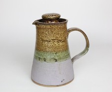 Vintage Glazed Earthenware Jug 8.5" High & 1.6kg Heavy Article