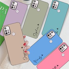 For Motorola Moto E13 G54 G13 Edge 20 30 40 Personalised Name Phone Case Cover