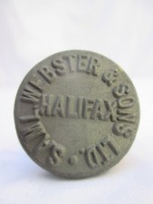 WEBSTER & SONS HALIFAX GINGER BEER SODA POP VINTAGE OLD ANTIQUE BOTTLE STOPPER