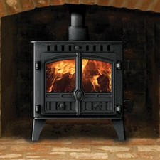 Hunter Herald 5 / 6 & 7 CE Double Door Stove Replacement 220 x 183mm Shaped