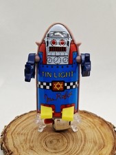 RARE Vintage Mini Bic Lighter Robot Case Holder Tin Light 1980's Made in Fance