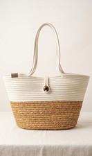 Boho Straw Style Tote Bag
