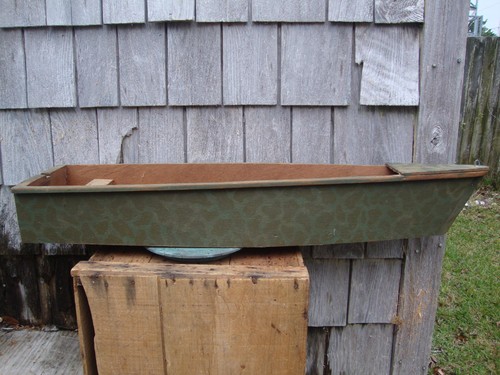 Vintage wooden skiff hunting - skiff,