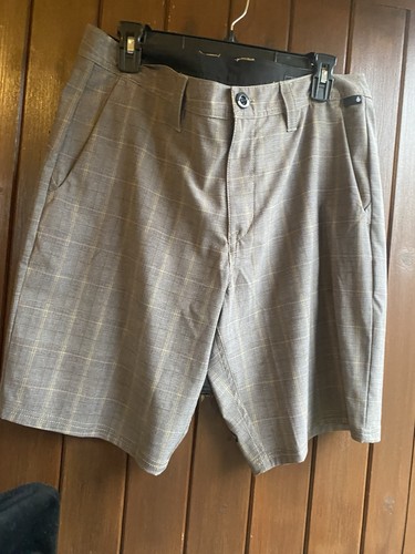 Men volcom hybrid plaid - men’s,