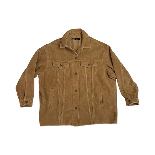 Zara womens camel corduroy - zara,