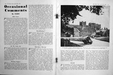 Old Vintage Print Motor Cycle