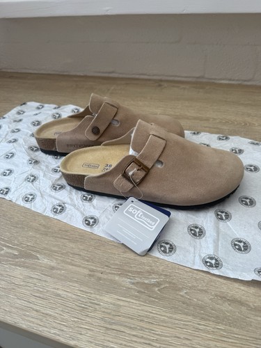 Birkenstock boston mules sand - birkenstock,