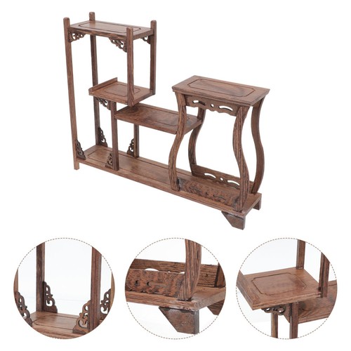Chinese display stand wood - wood, tea
