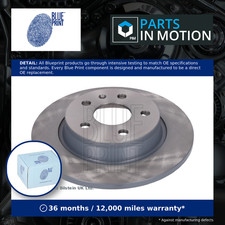 2x Brake Discs Pair Solid fits
