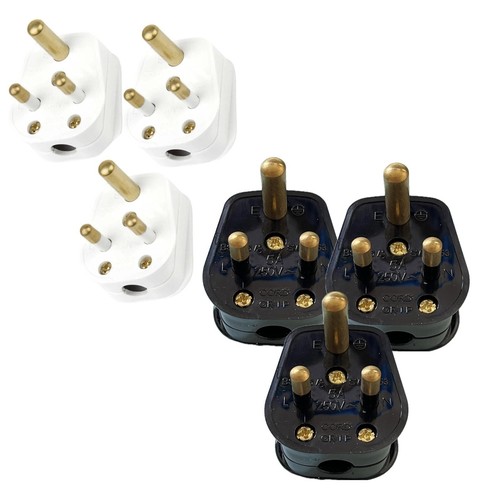 Pack 3 pin round - of,