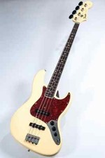 Fender FSR Made in Japan Traditional Late 60s Jazz Bass Vintage White w/Gig Bag