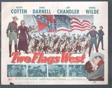 Two Flags West 11x14 Lobby Card Set Dale Robertson  Joseph Cotten War