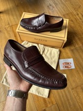 Barker burgundy kid leon men - burgundy,