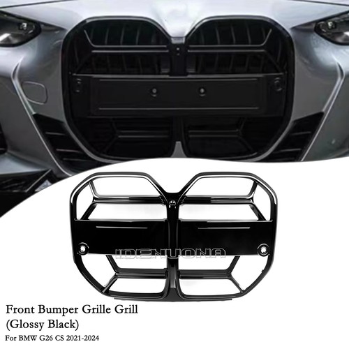 Gloss black car front bumper - front,
